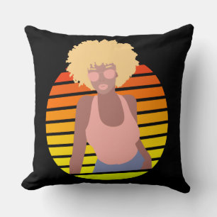 ALMOFADA RETRO AFRO QUEEN - QUEEN AFRO-AMERICANA