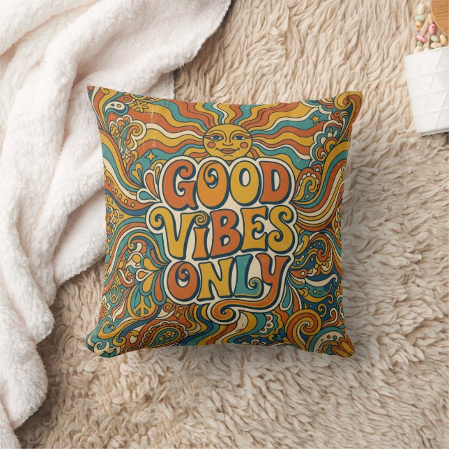 Almofada Retrô Anos 70 Decoração Groovy Explosão S (Cobertor)