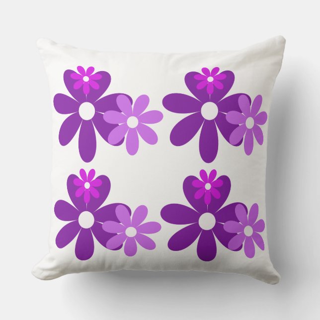 Almofada Retro Bloom Duo Travesseiro (Frente)