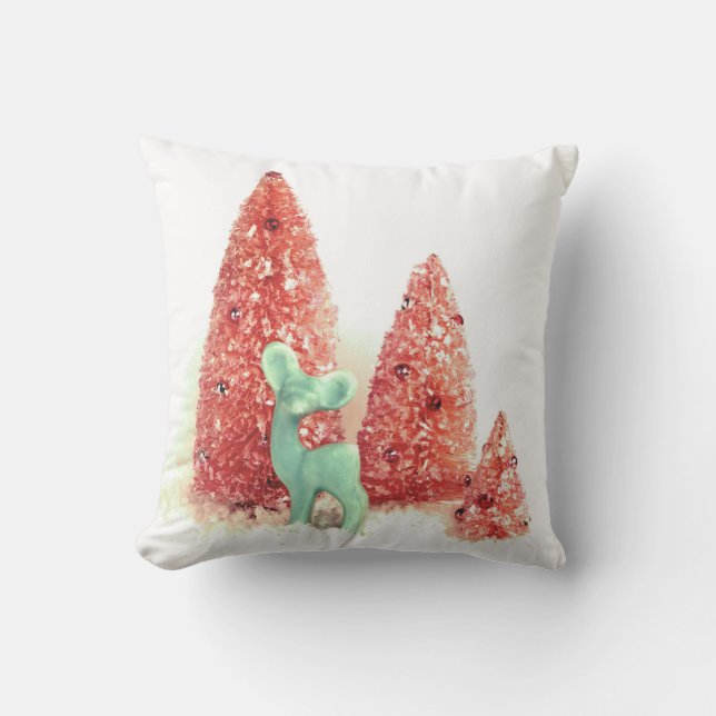 Almofada Retro Christmas Deer (Frente)