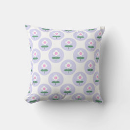 Almofada Retro Daisy Purple Teen Birthday Dia de as mães Ba