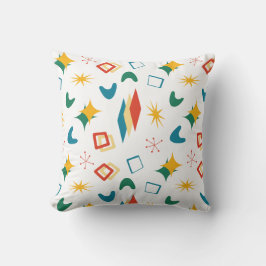 Almofada Retro de Formas Modernas do Médio Atômico do médio