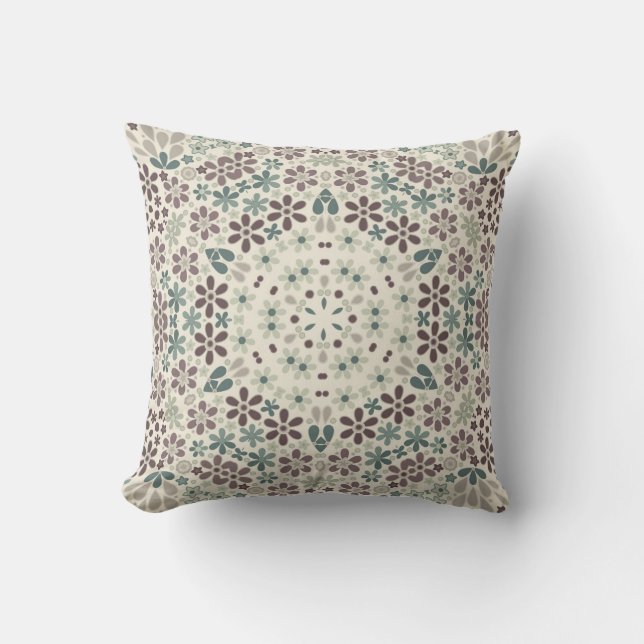 Almofada Retro, floral (Frente)
