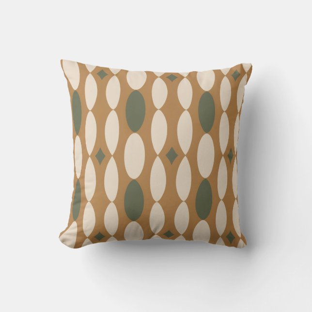 Almofada Retro Geometric Throw Pillow (Frente)