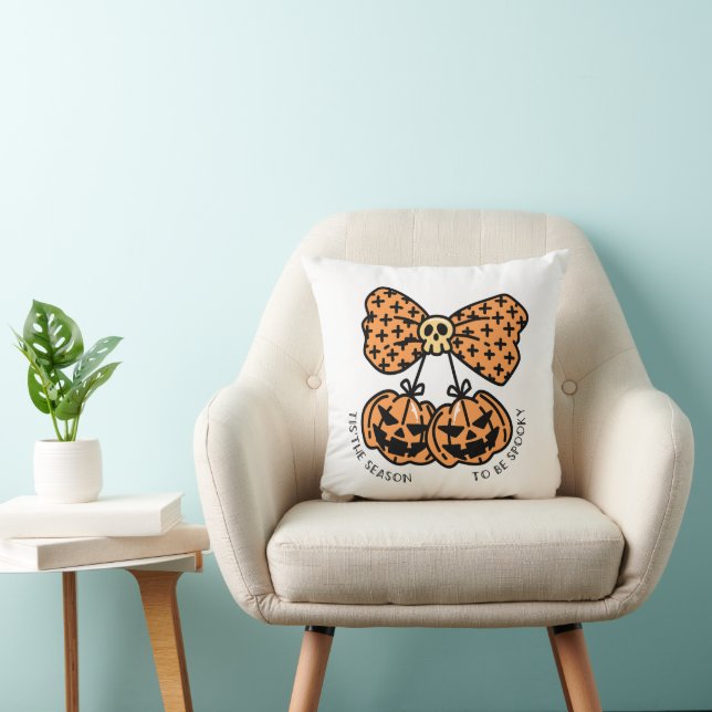 Almofada Retro Halloween Pumpkins Season to Be Spooky (Cadeira)