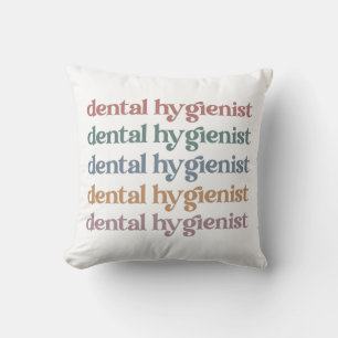 Almofada Retro Higienista Dental Dentista RDH Dentist Den