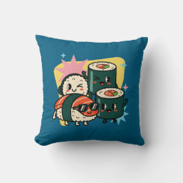 Almofada Retro Kawaii Sushi Cute Japanese Food