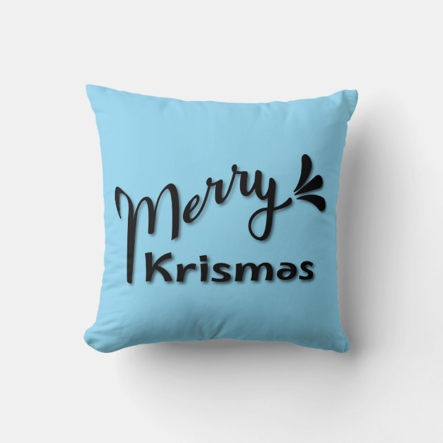 Almofada Retro Merry Christmas Style (Frente)