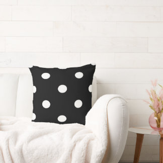 Almofada Retro Polka Dot Design – Vintage Aesthetic