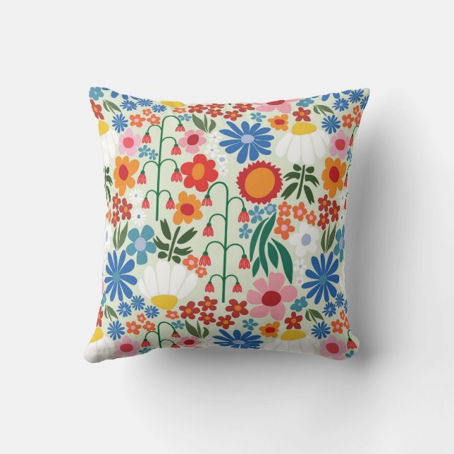 Almofada Retro Verão dos anos 60 (Verso)