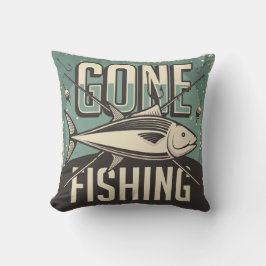 Almofada Retro Vintage foi pescar