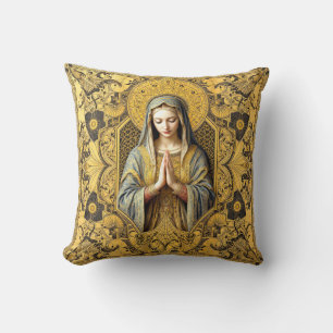 Almofada Reverência Opulente: A Virgem Santa