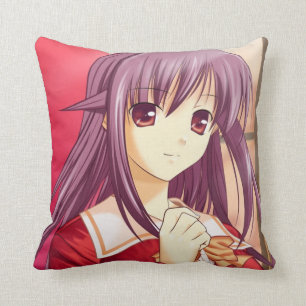 Almofada Reversible à moda da menina do Anime