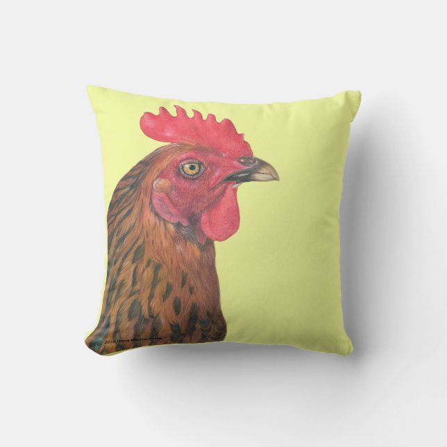 Almofada Rhode Island Red Hen (Frente)