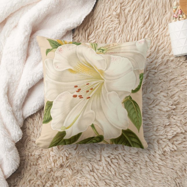 Almofada Rhododendrum Sesterianum, Vintage Floral (Cobertor)