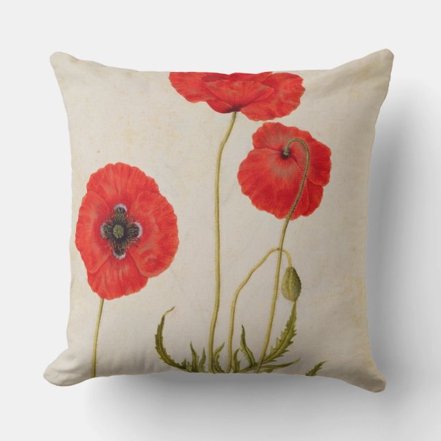 Almofada Rhoeas de Papavar, c.1568 (Frente)