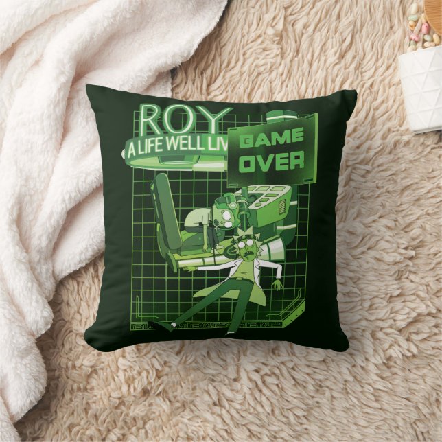 Almofada RICK AND MORTY™ | Roy Uma Vida Bem Vivida (Cobertor)