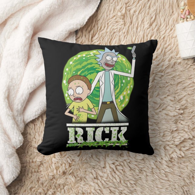 Almofada RICK AND MORTY™ | Salpico Verde (Cobertor)