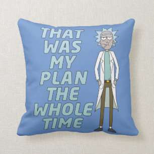 Almofada RICK E MORTY™ Esse Era O Meu Plano O Tempo Tod