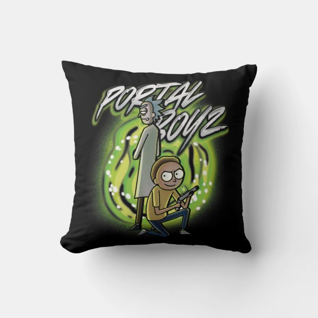 Almofada Rick e Morty - Portal Boyz (Frente)