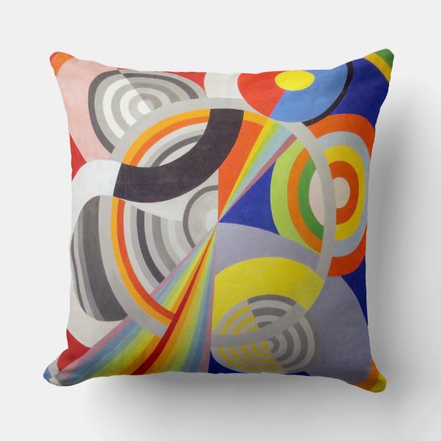 Almofada Ritmo (Nº 1) e Alegria | Robert Delaunay |  (Frente)