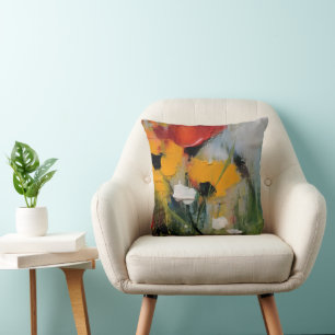 Almofada Riverside – Prado Abstrato Expressivo
