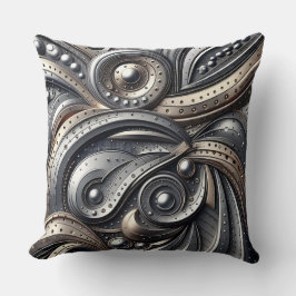 Almofada riveted metal curves