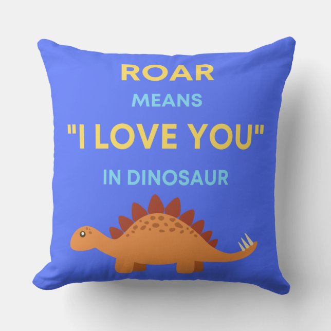 Almofada Roar Significa Que Te Amo Cushion Quadrado (Frente)