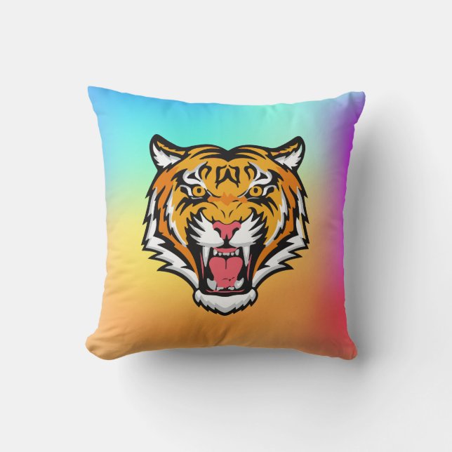Almofada Roaring Tiger Head-25818 (Frente)