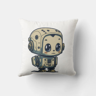 Almofada robô de desenho animado bonito