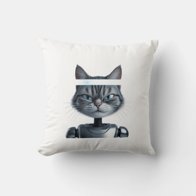 Almofada Robô de gato (Frente)
