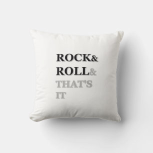 Almofada Rock and Roll E é isso