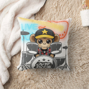 Almofada Rockstar Monkey