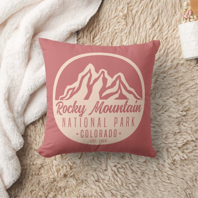 Almofada Rocky Mountain National Park Colorado (Cobertor)