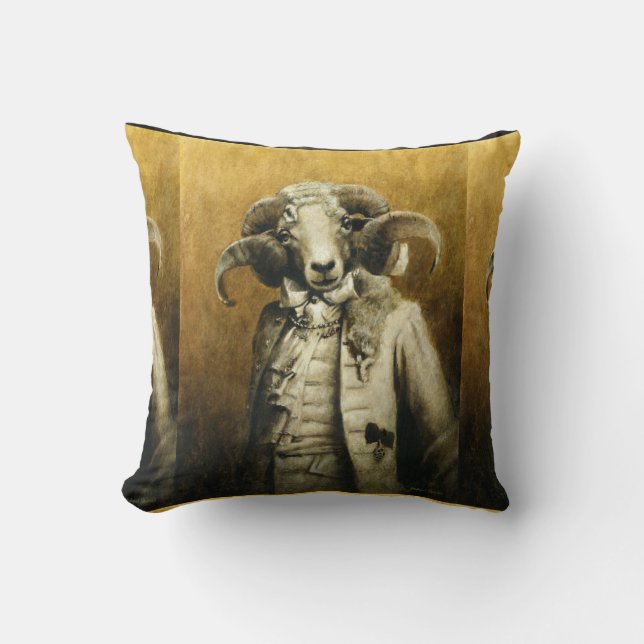 Almofada Rococo Ram Throw Cushion (Frente)