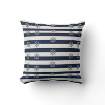 Roda de Navio Marítimo Vintage Azul Marinho Faixa
