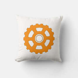 Almofada Roda Dentada Laranja Industrial