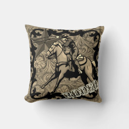 Almofada Rodeo Cowboy Cowgirl Travesseiro decorativo Roping