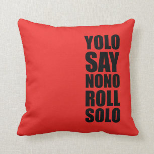 Almofada Rolo de YOLO de solo