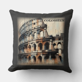 Almofada Roman Colosseum Itália Europa