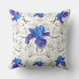 Almofada Romantic flowers in English cottage garden