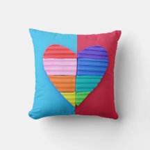 Romântica Amor Twin Rainbow Hearts