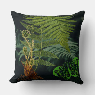 Almofada Romântico Fern, Travesseiro da cena da floresta
