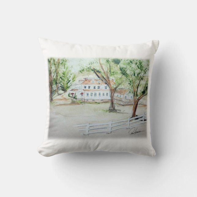 Almofada Ron Hevener "Fate of the Stallion "Throw Pillow (Frente)