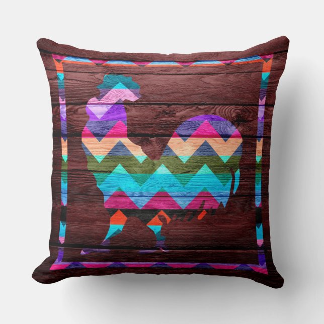 Almofada Rooster Wooden (Frente)