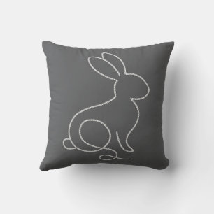 Almofada Rope Bunny Rabbit Design Moderno Minimalista