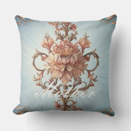 Almofada Rosa barroco