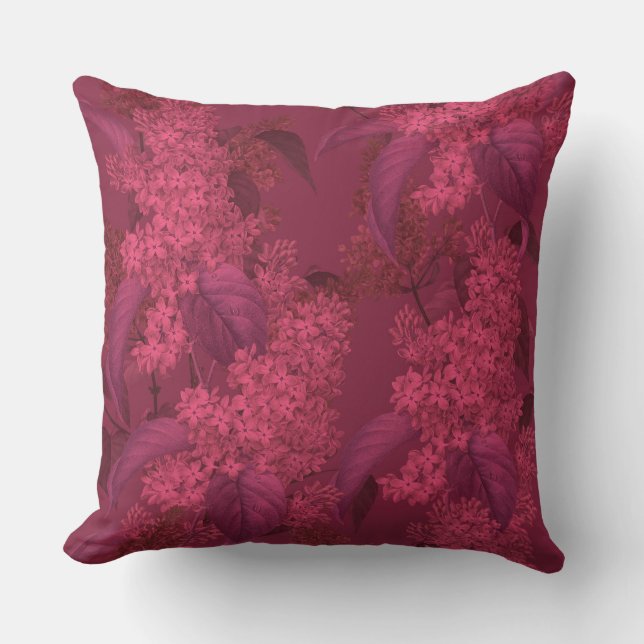 Almofada Rosa cor-de-rosa Belo Travesseiro (Frente)