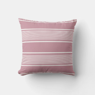 Almofada Rosa cor-de-rosa e branco obscuros