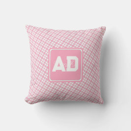 Almofada Rosa de Decoração Moderna para Noivos